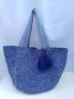 Bolso Crochet Azul